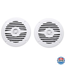 Rockville MS525W 5.25" 400W Marine Boat Speakers 4 Ohm, Waterproof IP56, 2-Way A