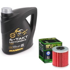 RMZ450 Oil and Filter Kit Mannol Semi Synthetic 10w40 4L Suzuki RMZ450 2024 7.50 per litre