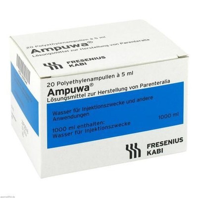 AMPUWA Plastikamp. Injektions-/Infusionslösung 20X5ml PZN 2001044