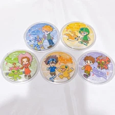 Digimon Daiso Can Badge Set of 5 Anime character Animation