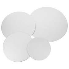 4 Pcs Dessert Metal Cardboard Cake Dowels Boards Tiering Plates
