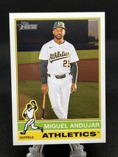 2025 Topps Heritage High Number Miguel Andujar #677 Chrome Athletics