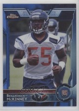 2015 Topps Chrome Rookies Blue Refractor 65/199 Benardrick McKinney #132 1e3h