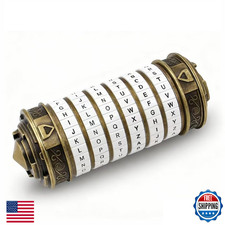 Unique Valentines Gift Cryptex Da Vinci Code Mini Cryptex Lock Puzzle Boxes with