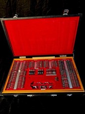 Vintage Optometrist Eye Doctor Trial Lens & Fitting Kit In Locking Case