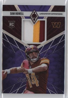 2022 Panini Phoenix Rookie Memorabilia Purple 72/75 Sam Howell #RME-5 RC o8g