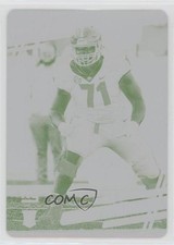 2020 Panini Prestige Rookies Printing Plate Yellow 1/1 Andrew Thomas #205 b6s