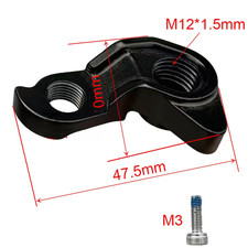 Gancio Deragliatore Posteriore per MERIDA Reacto Compatibile con Lega di Alluminio