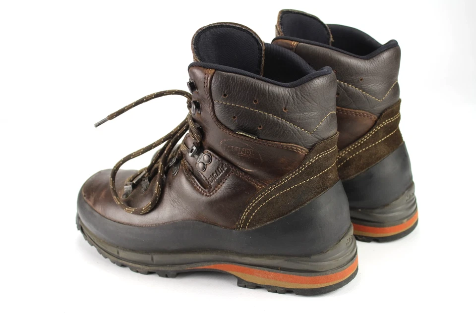 Meindl Gr.42 Uk.8 Herren Outdoor Wandern Trekking Boots Leder Braun - Bild 3 von 4