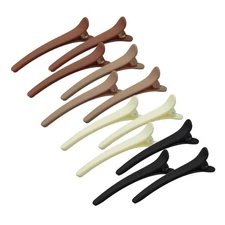 Matte Duckbill Styling Hair Clips – 3.07 Inch No-Crease Sectioning Barrett