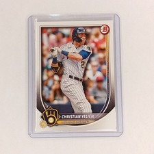 2025 Bowman - Christian Yelich #67 Milwaukee Brewers MLB Rookie Card . rookie card picture