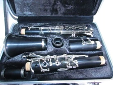 Hisonic Clarinet with Case & Mouthpiece, Gloves – Excellent Condition!!