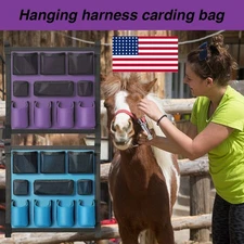 Horse Trailer Organizer Large-Capacity Trailer Door Caddy Horse Stable Supplies