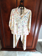 Lauren Ralph Lauren Women's Size S 100 Cotton 2pc. Floral Garden Pajama Set