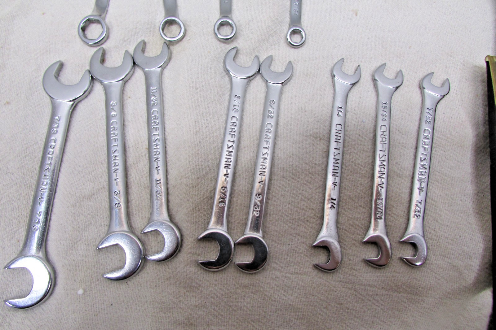 Sears Craftsman No. 4306 USA 8 Piece Ignition Wrench  Set