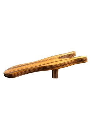 Handcrafted Wooden Boot Jack Butler Zebrawood Style Boot Remover