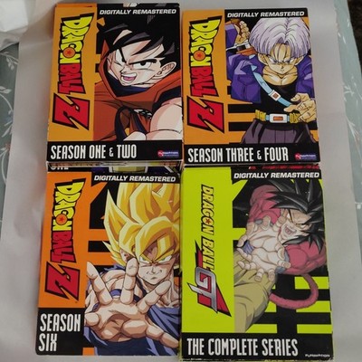 Dragon Ball Z Seasons 1 2 3 4 6 & Dragon Ball GT Digitally Remastered DVD Set