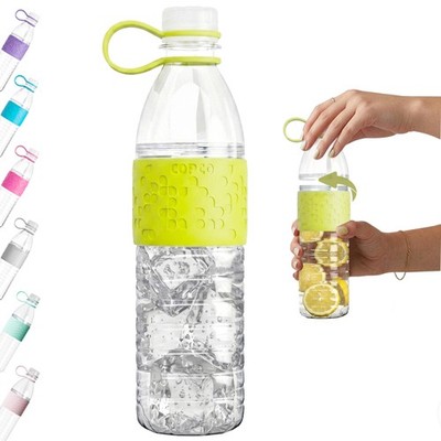 Copco Hydra 20 oz Water Bottle with Carrying Loop -Dishwasher Safe (Green)