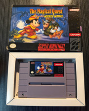 Capcom The Magical Quest Starring Mickey Mouse Nintendo SNES Boxed NTSC-U/C