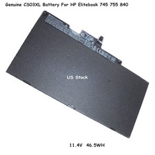 Genuine CS03XL Battery For HP EliteBook 745 755 840 G3 G4 ZBook15u G3 800231-141