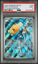 MISTYS ENTON POKEMON #193 2025 DESTINED RIVALS ILLUSTRATION RARE GERMAN PSA9