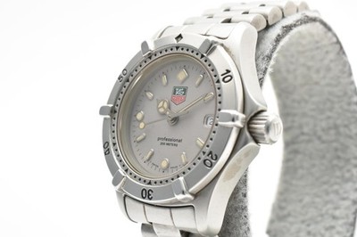 [ Fast neuwertig] Tag Heuer Prof WE1411-2 28mm silbernes Zifferblatt Quatz...