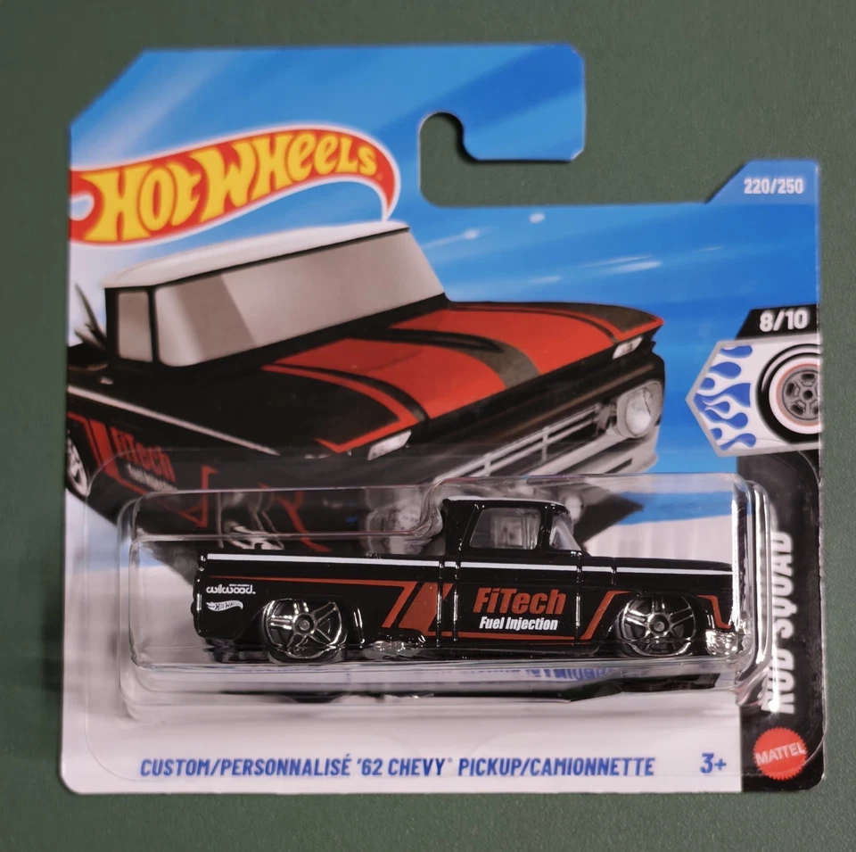 Hot Wheels Custom '62 Chevy Pick Up , Schwarz , L- Case 2026 , OVP Kombiversand - Bild 1 von 1