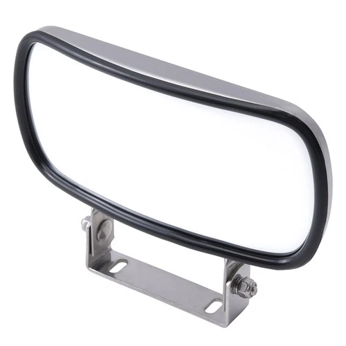 Universal Over Door Stainless Steel 4x8.5 Convex Mirror