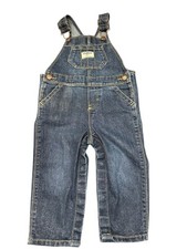 OshKosh B'gosh Denim Sparkle Overalls   18 Months   Jean Vestbak Bibs