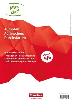 Alles klar! Deutsch. Sekundarstufe I 5./6. Schuljahr. Rechtschreibung + Grammati