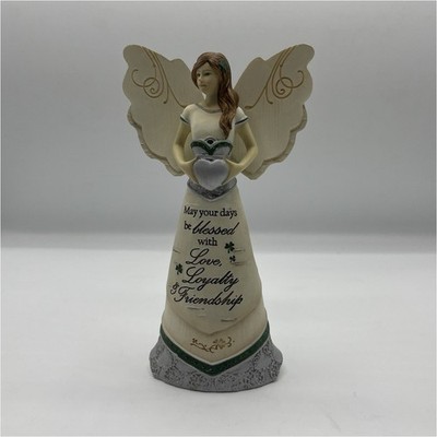 Elements Irish Blessing Angel Resin Figurine Painted Boxed