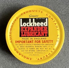 GENUINE LOCKHEED AP VINTAGE BRAKE SYSTEM EXPANDER LUBRICANT GREASE DISPLAY TIN