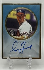Greg Maddux 2016 Topps Transcendent Gold Framed Blue On-Card Auto /25! Braves