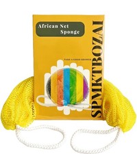 African Net Sponge Authentic, African Exfoliating Sponge Real African Net Bla...