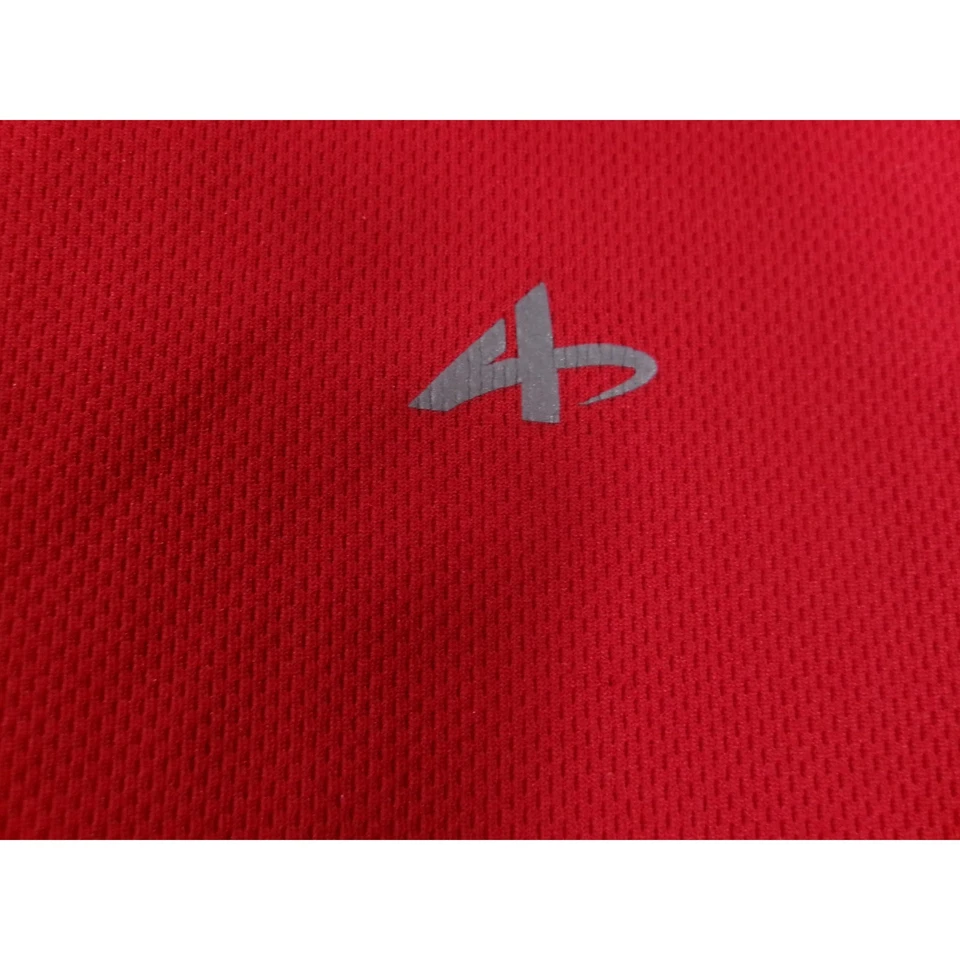 AthleTech Shirt Youth Extra Large Red Athletic Moisture Wicking Performance - Image 3 of 4