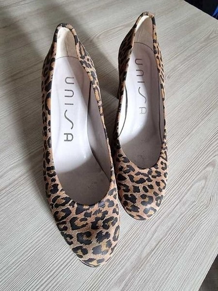 Women Unisa Heels Brown Faux Leather 37