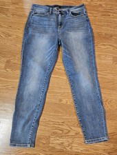 Judy Blue Women  s Slim Skinny Stretch Denim Jeans Blue Medium Wash Size 15/32