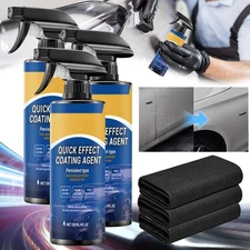 Car Coating Spray,Quick Effect Coating Agent,Car Scratch Wax Polish Spray Liquid
