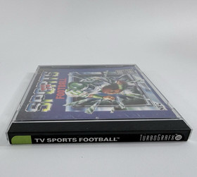 TV Sports Football (TurboGrafx-16, 1990) Game. Case, and Manual - Tested