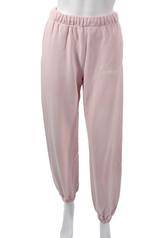 Madhappy Unisex Jogger Sweatpants Pink 100% Cotton Designer Size XS