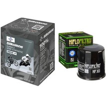ZR900 Z900RS Silkolene Super 4 10w40 4L Oil Filter Kit Kawasaki ZR 900 2018-2026 9.25 per litre