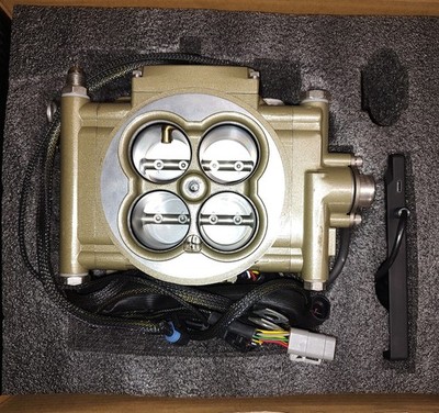 FiTech Easy Street 600HP Throttle Body EFI System, Gold