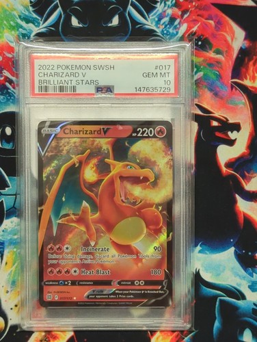 Charizard V graded PSA 10 for sale on eBay
