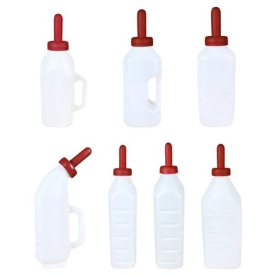 Large Capacity Calf Milk Container Feeding Bottle Leakproof Nipple Nursing Tool