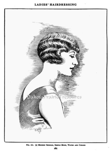 1930s Hairstyle Book Marcel Waving Flapper Dirty 30s Speakeasy Prohibition Hair - 第 20/24 張圖片
