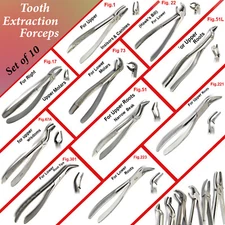 Orthodontic Surgical Extraction Forceps for Upper Lower Molars Tooth Extraction