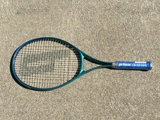 Prince Tennis Racquet Impact Oversize 4 1/2 Inch No.4 Green/ Blue Grip New- Read