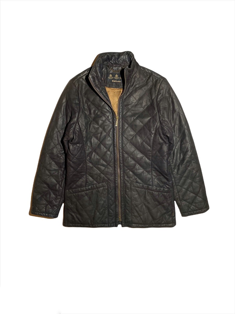 Barbour quilted leather jacket size UK12 womens | eBay Barbour quilted leather jacket size UK12 womens | eBay