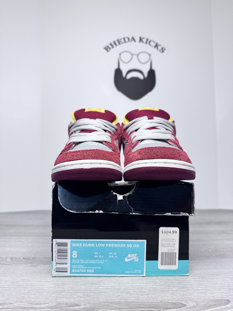 Size 8 - Nike SB Dunk Low Premium QS Crawfish 2014 504750-660 Rare