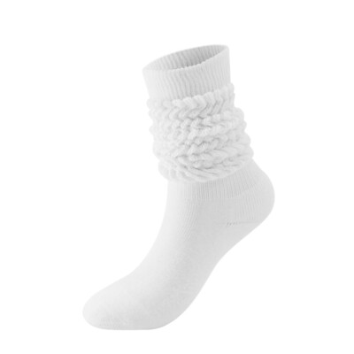 Slouch Socks Men Women Cotton Scrunch Knee High Extra Long Heavy Socks New USA